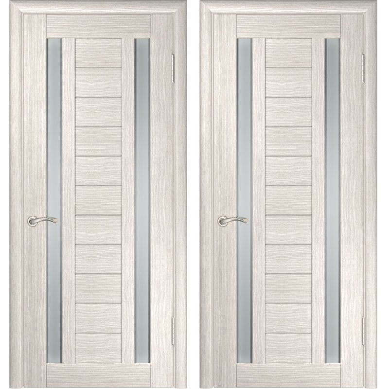 Двери межкомнатные экошпон беленый дуб