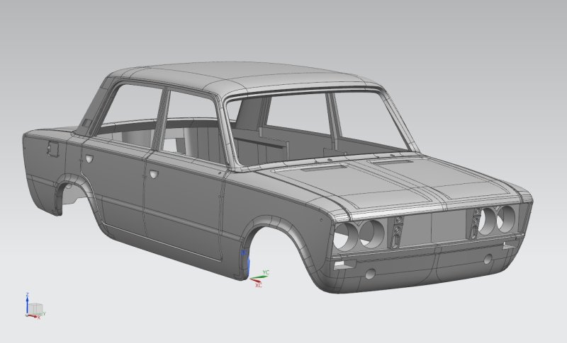 ВАЗ 2107 Blueprint