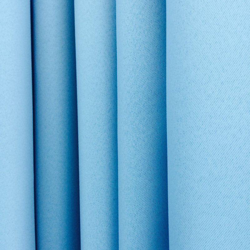 Ткань для штор синяя