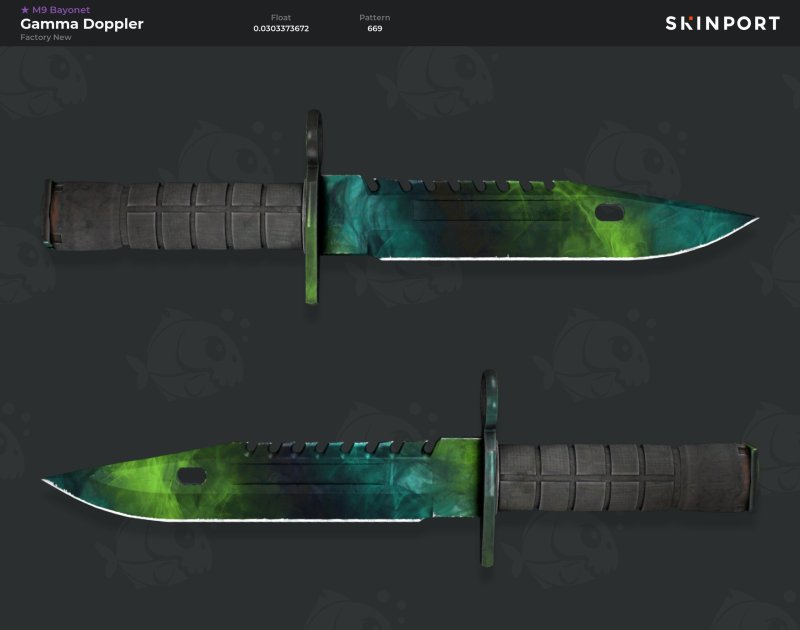 Нож м9 гамма волны