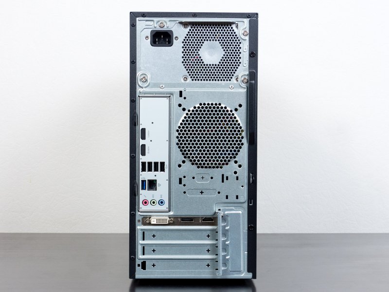 Системный блок сзади