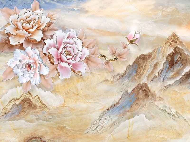 Картина бежевые тона