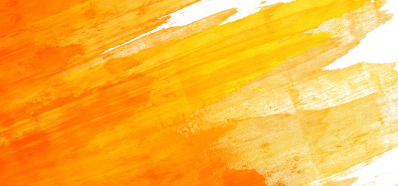 Акварель разводы оранжевый