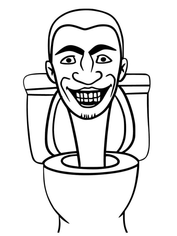 Раскраска туалет