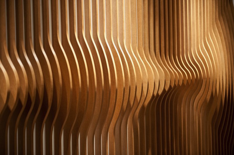 Рейка деревянная вертикальная