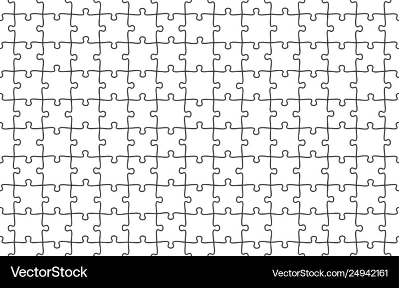 Сетка пазла прозрачный фон