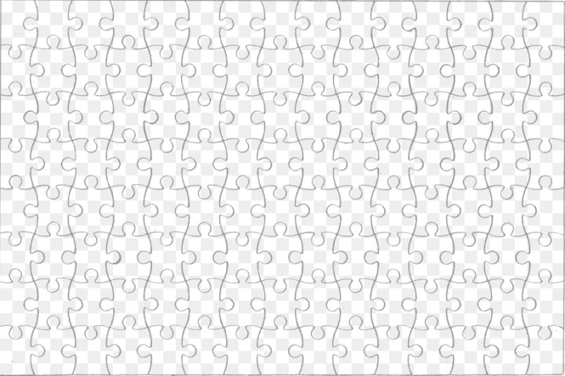 Пазлы на белом фоне