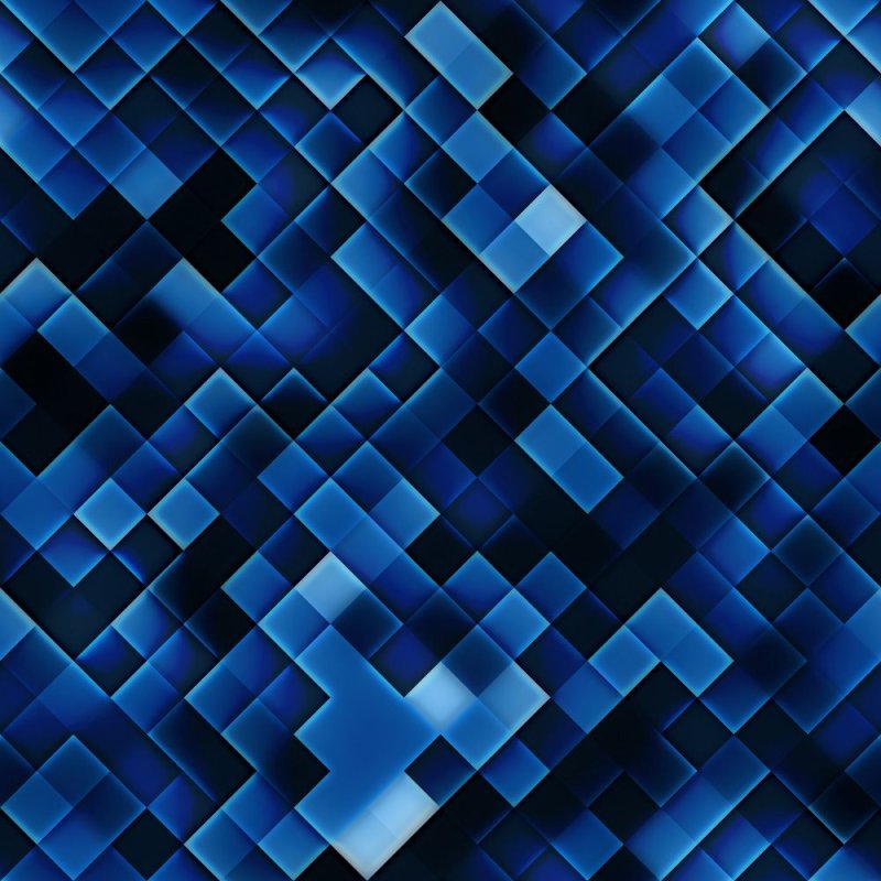 Сине голубая абстракция