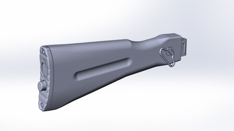 Приклад автомата АК 74