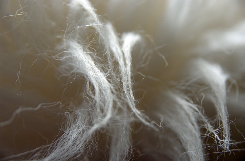 Шерстяное волокно