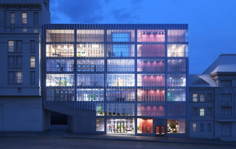 Стеклянное здание