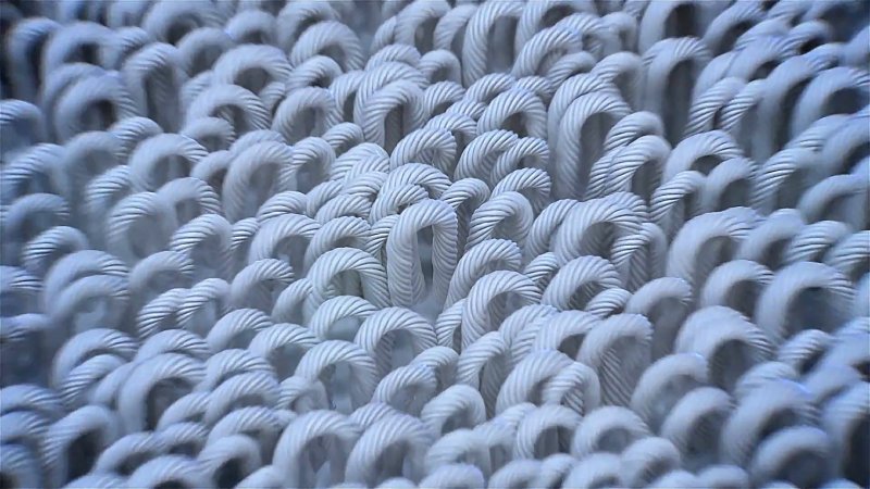 Ткань под микроскопом