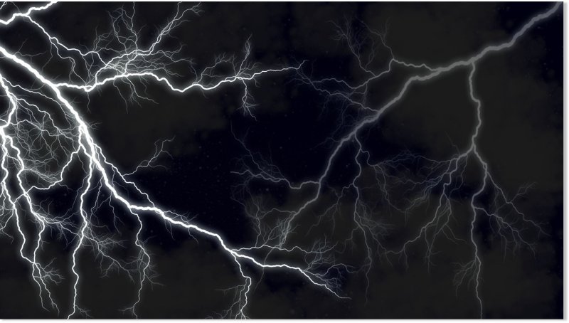 Текстура молнии