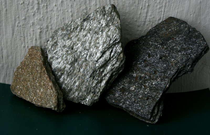 Слюдяной сланец Горная порода