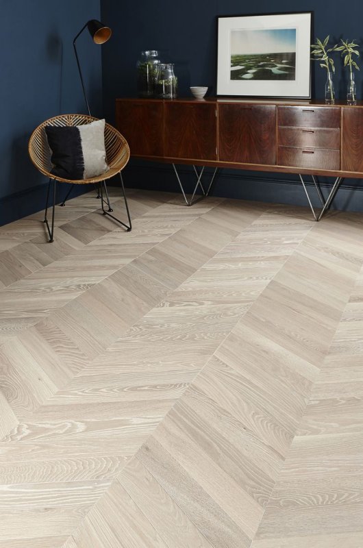 Паркет елка французская Chevron дуб