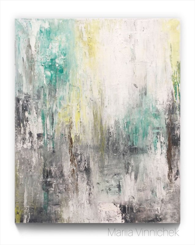 Весна абстракция живопись