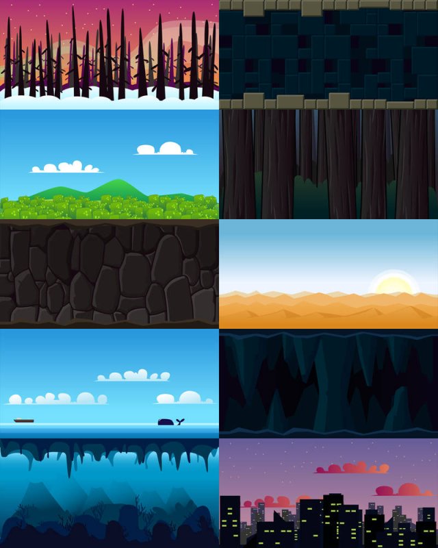 Tileset 2d platformer