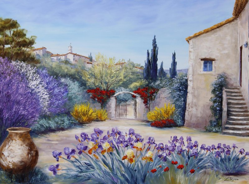 Тоскана прованский пейзаж