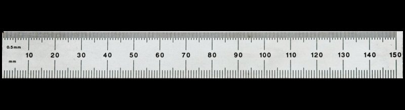 Линейка 20 см шкала