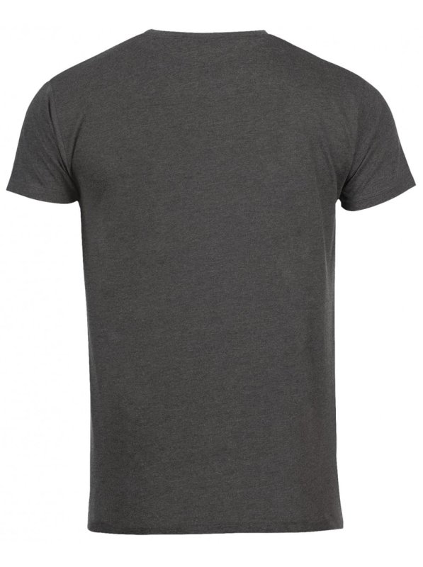 Футболка серый меланж мужская