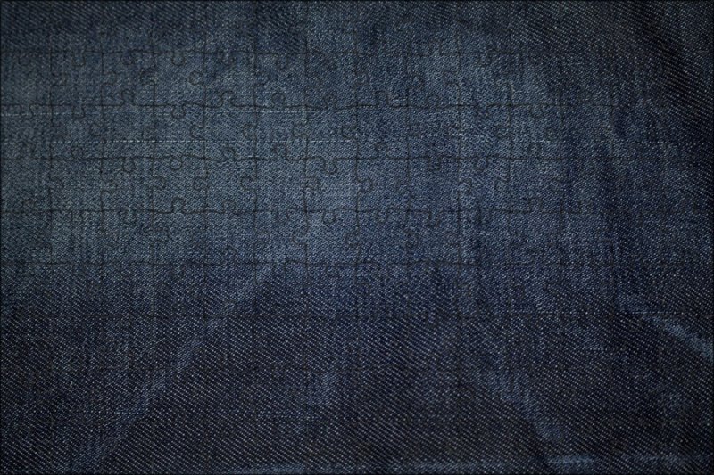 Текстура джинсовой ткани
