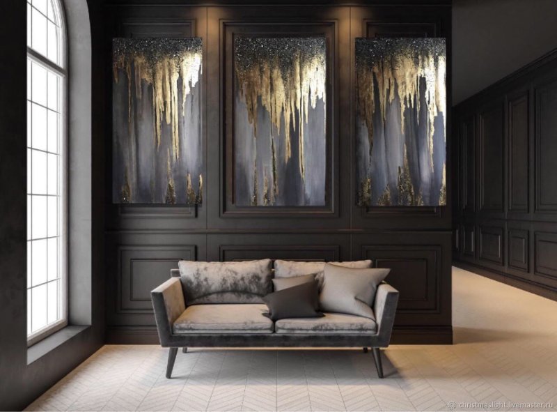 Эпоксидная смола картины в интерьере