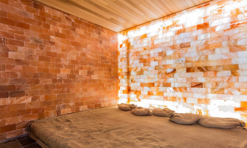 Сауна с гималайской солью