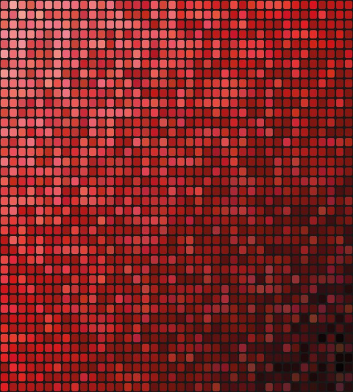 Красная мозаика