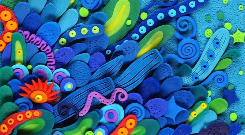 Яркий пластилин