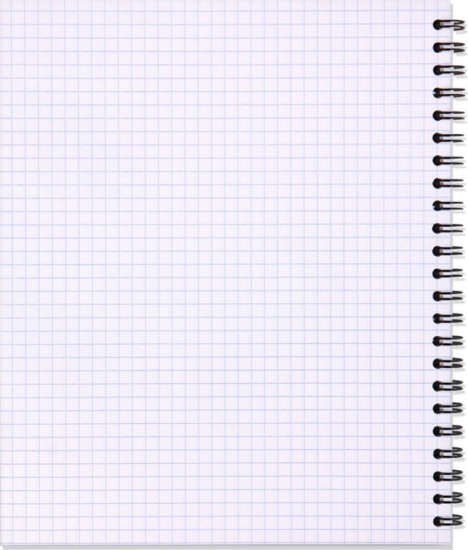 Лист тетради в клетку