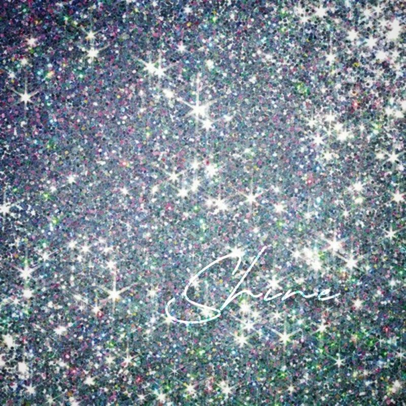 Белые блестки