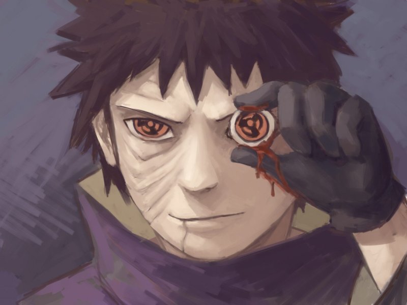 Uchiha Obito без маски