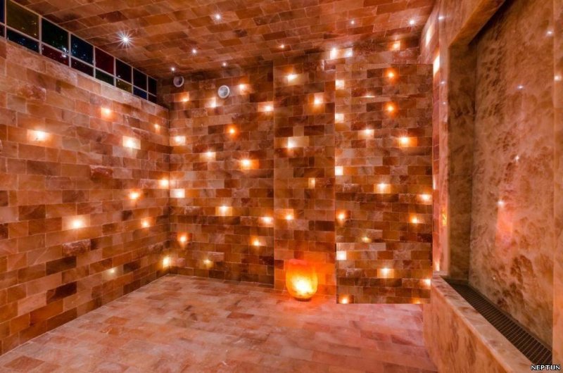 Соляная парилка гималайская соль