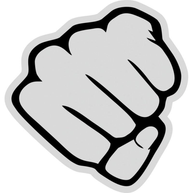 Кулак значок