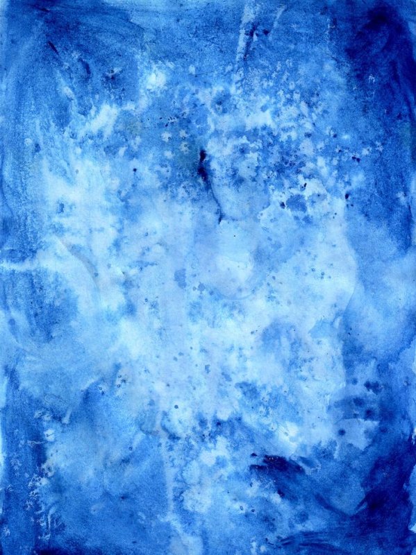 Синий акварельный фон