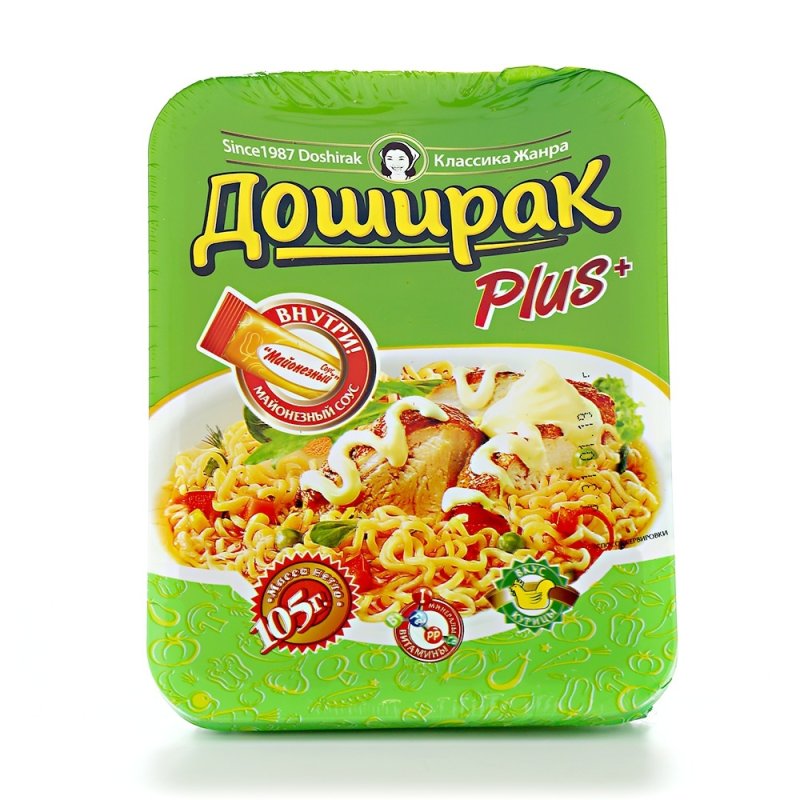 Лапша б/п доширак 90гр курица лоток