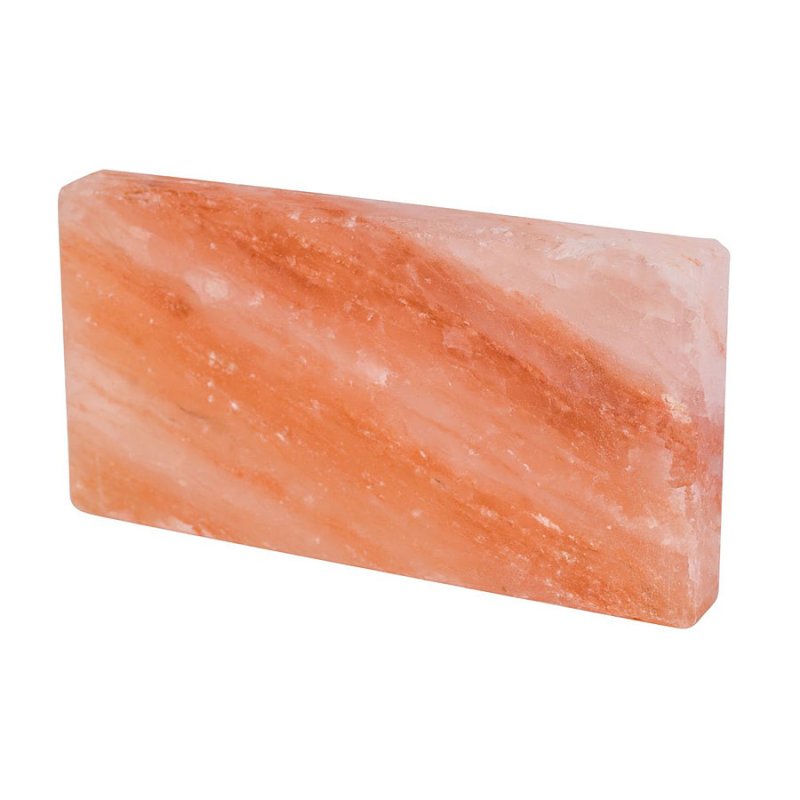 Плитка из гималайской соли 20*10*2.5 см шлифованная Экстра