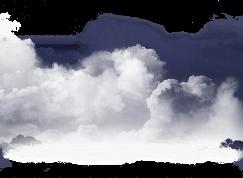 Туман на прозрачном фоне