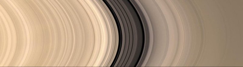 Кольца Сатурна вид сверху