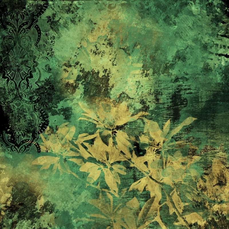 Зелено коричневый фон