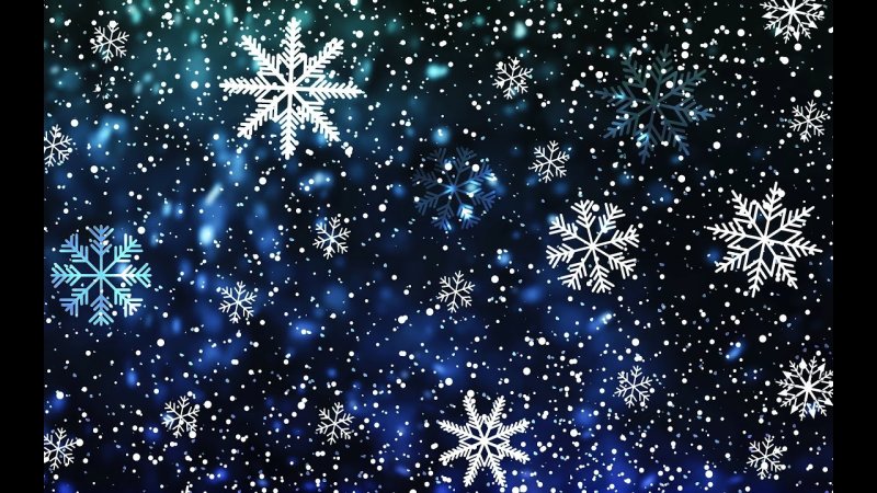 Зима снежинки