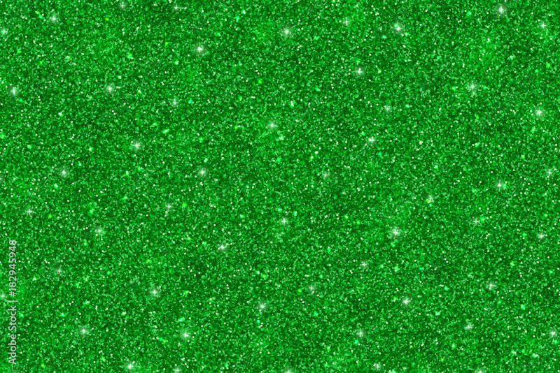 Зелёные блёстки