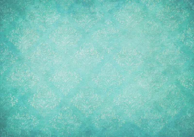 Бирюзовый фон с узором