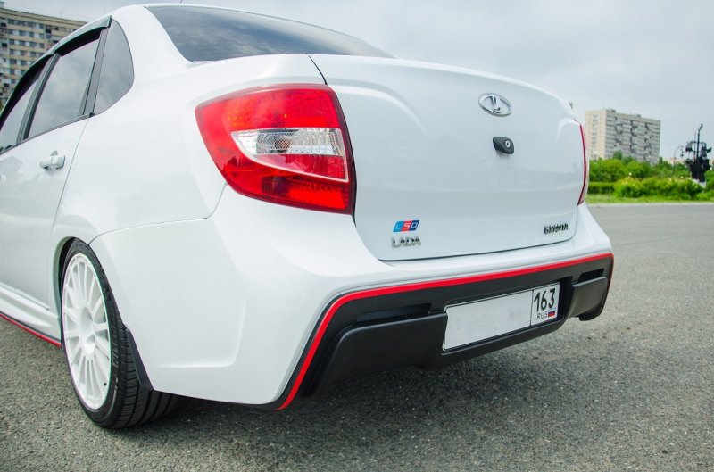 Задний бампер Лада Гранта флагман