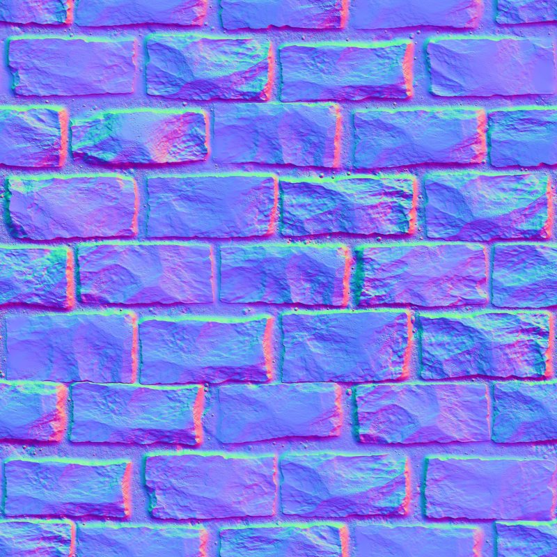 Нормал мап кирпича