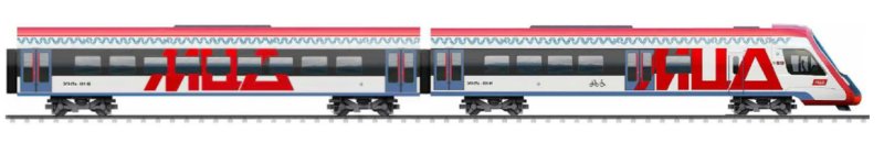 Иволга поезд сбоку