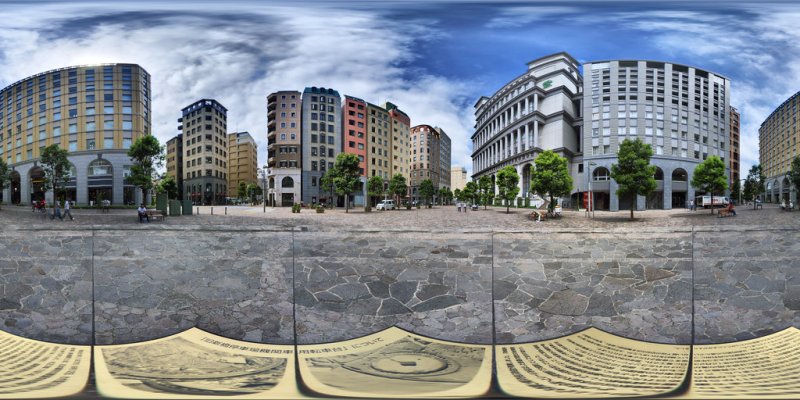 HDRI карта для 3д Макс город