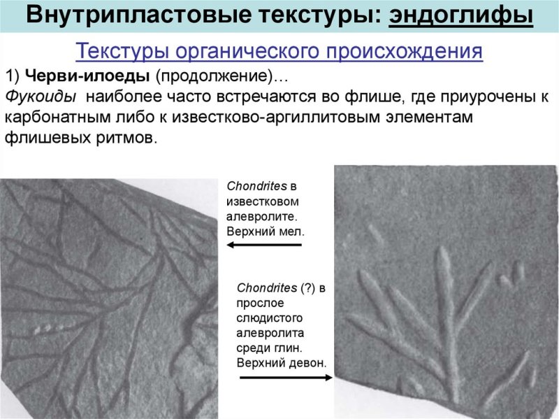 Внутрипластовые текстуры.