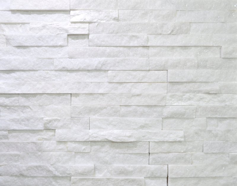 Панель декоративная "кварцит" белый (0,98х0,50м)