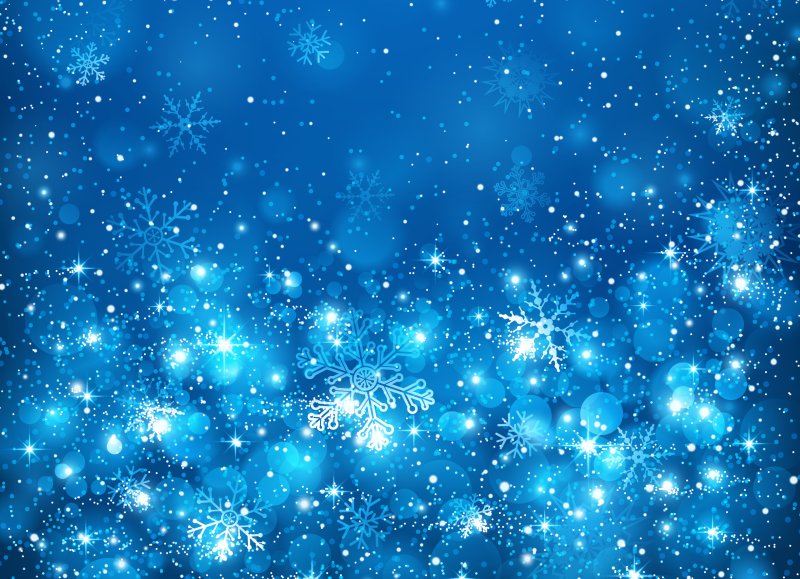 Снежный фон